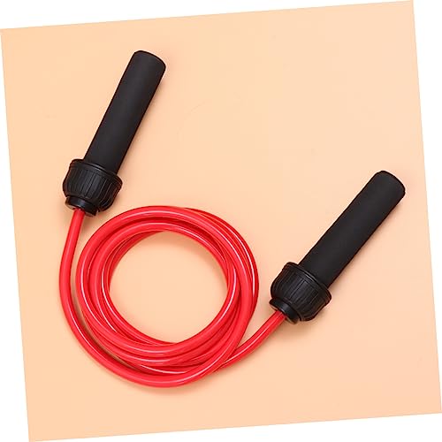 Corde lestée rouge réglable et durable pour la perte de poids intense