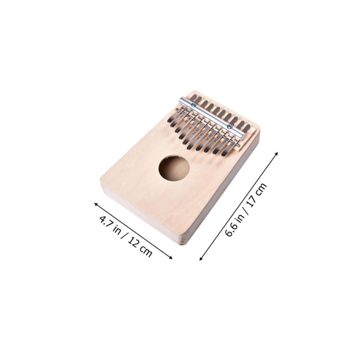 Yardwe 1Set Portable Tone Thumb Piano Kalimba for Beginners Professional Finger Piano with Beautiful Sound present for Adults for Home Decoration and Music Lovers