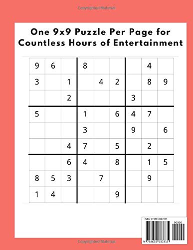 Miniatura 2 de Big Boring Book Of Sudoku LARGE Print Sudoku Books for Adults 300 Puzzles For Both Adults and Seniors Improves Your Memory with Fun Games - Sudoku