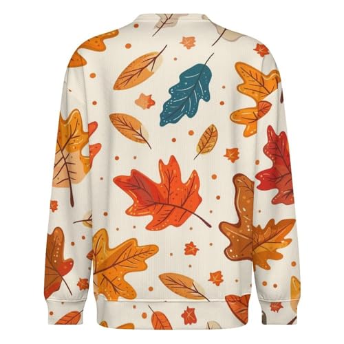 MoBlinko Mens Crewneck Sweater Funny Cartoon Ghosts Mens Sweater Sweaters for Men Long Sleeve Lightweight Pullover3