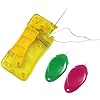 Automatic Needle Threader, with 2 Pcs Plastic Needle Threader Easy Needle Threader Tool Sewing Accessories