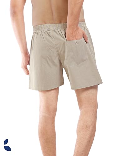 Image of Cotton Boxer Shorts for Men, Breathable, Comfortable & Lightweight (Pack of 2)