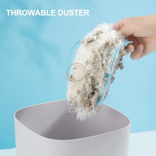 Image of JOYMOOP Disposable Duster Set, 30 Pcs 360 Heavy Duty Duster Refills with 1 Dusting Wand, Disposable Dusters for Cleaning Home & Car, Multi-Surface Dusters, for Dusting Corners, Ceiling Fans, Furniture