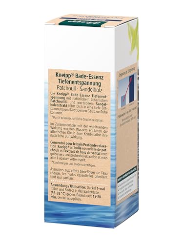 Kneipp Bade-Essenz Tiefenentspannung - Patchouli und Sandelholz - 100ml