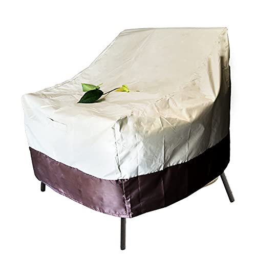 J&C 38x35x31in Chair Cover Outdoor Dustproof Water Resistant Furniture Patio Table Cover for Indoor Garden Furniture