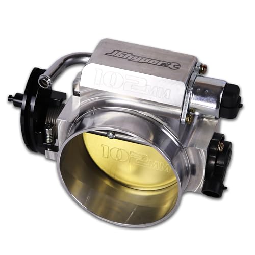 JGhyperX LS Cable 102mm Throttle Body with TPS Throttle Position Sensor IAC for Chevy LSX LS LS1 LS2 LS3 LS6 LS7 Aluminum Silver