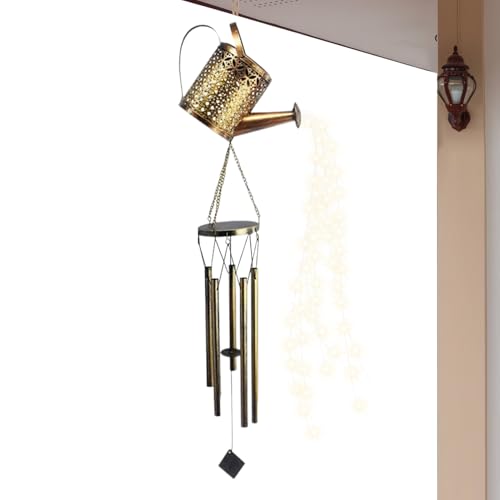 Lumières d'arrosoir rétro solaire pour illuminer une allée et un patio