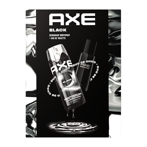 Axe Coffret Homme - Black - 1x Déodorant 200ml & 1x Eau de Toilette 100ml