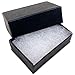 TheDisplayGuys - 100-Pack #10 Cotton Filled Cardboard Paper Jewelry Boxes Gift Case - Matte Black (1.9