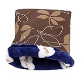 HIAKDOFT Saco de Dormir Cálido para Mascotas Pequeñas Bolsa Envolvente para Hámster y Conejos Cama Nido y Portátil Acogedora para Animales Pequeños Color Aleatorio Color