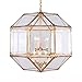 Elegant Lighting Home Decor Gordon Collection 6-Light Golden Iron Finish Chandelier