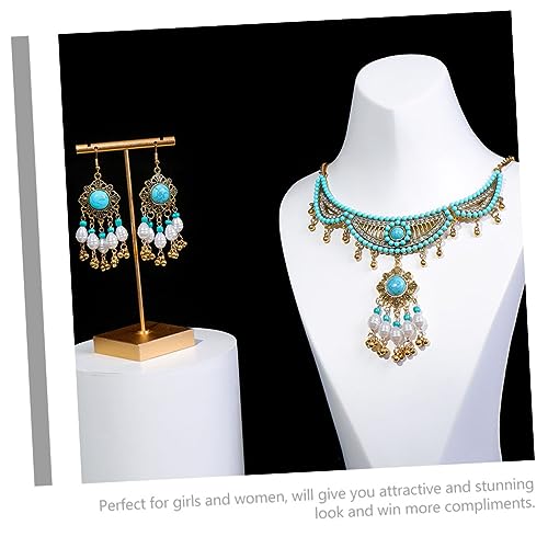 Collar y pendientes de para mujer GALPADA joyería de perlas accesorios 4