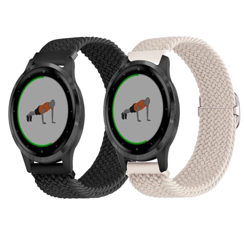 SUGARJAR Soft Nylon Watch Bands Compatible with Google Pixel Watch 3/4 45MM, Soft Elastic Adjustable Replacement Strap with Stainless Steel Clasp for All-Day Wear, Men & Women, Black Starlight