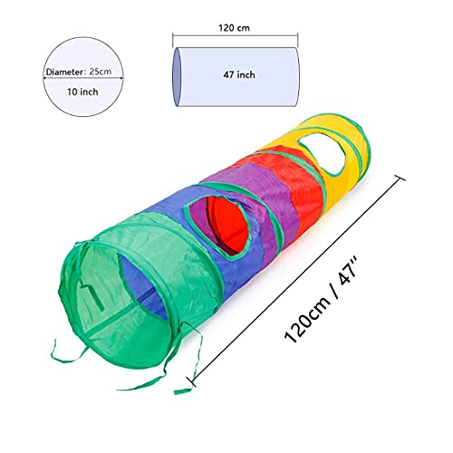 Bunny Hideout, Rabbit Tunnels And Tubes, 3 Pack Of Grass Balls - Collapsible Hideaway Small Animal Activity Tunnel Toys For Chinchillas Ferrets Guinea Pigs Gerbils Hamsters Rats, Size - 47 X 10 In #TOP6