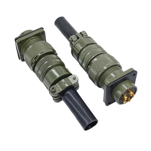 Conector circular MIL-C 5015 MS3108 angular 18S-11 para espacios reducidos 3