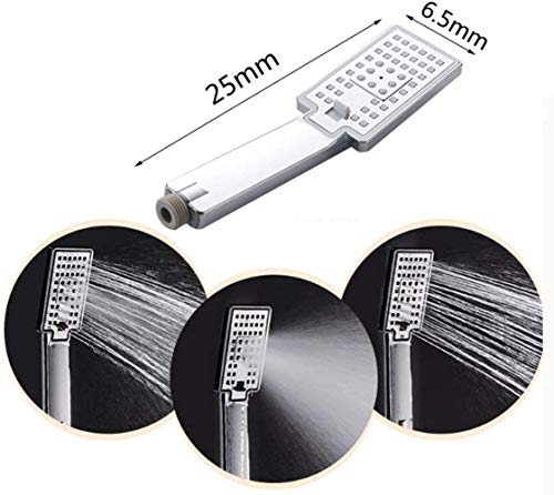 Image of ELLO&ALLO LED Shower Panel Tower System, Hydroelectricity Display Rain Massage with Jets, Brushed Black
