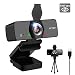 Produktbild Adhope HD 1080P Webcam mit Mikrofon,Streaming Webcam für PC/Desktop, USB Plug & Play Webkamera für Video Chat, Konferenz, Kompatibel mit Windows/Linux/Mac OS/Android (mit Abdeckung&Stativ)