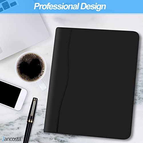 Porte-documents bloc-notes format lettre noir porte-documents professionnel de bureau