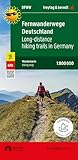 Fernwanderwege Deutschland, Weitwanderkarte 1:800.000, freytag & berndt (freytag & berndt Wander-Rad-Freizeitkarten)