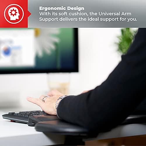Contour Design Armsupport Red - Clamp On Forearm Rest For Rollermouse Red - Extra Wrist Support For Mouse And Keyboard Use - Ergonomic Desk Extender To Help Reduce Strain And Fatigue #TOP1