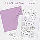 GLOBLELAND Silikonstempel Essen Klare Stempel Kaffee, Pizza, Kuchen und Truthahn Transparente Stempel Essen Clear Stamps für Kartenherstellung und DIY Scrapbooking Dekor