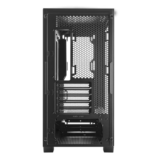 ASUS A21 Micro-ATX Case Black Edition Supports Graphics Cards up to 380mm, 360mm Coolers, & Standard ATX PSUs, Porous Front-Panel Mesh, Compatible with New BTF Hidden Connector Technology - Image 6