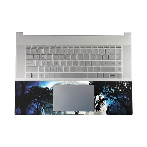 Image of Gaming Skin Compatible with HP Envy x360 16 inch (2023) - Moonlight Deer - Premium 3M Vinyl Protective Wrap Decal Cover - Easy to Apply | Crafted in The USA by MightySkins