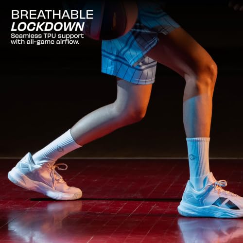 Image of Nivia Starliner Basketball Shoes for Men & Women with Seamless TPU and Mesh Upper, TPU Heel Stability Frame and Strong Rubber Outsole for Indoor & Outdoor Court Play