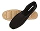 Sommerlatschen Espadrilles, schwarz, vollgummiert, NEU, Unisex, SL1402, Größe 45