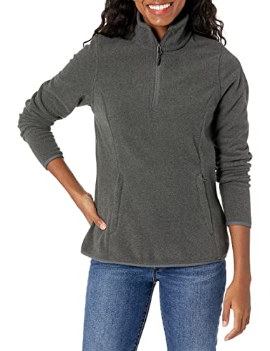 Amazon Essentials Women's Quarter-Zip Fleece Pullover Jacket
