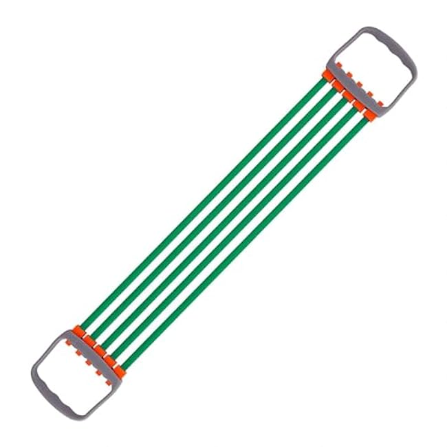 Arm and Chest Muscle Trainer,Chest Exercise Equipment,Chest Dilator,5 Tubes Ajustable Arm Strength Trainer, Strength Training Equipment for Home Fitness Muscle