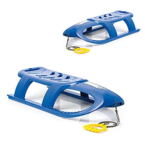 Prosperplast Kinderschlitten Schlitten mit Metallschienen und Seil (Blau) Prosperplast Kinderschlitten Schlitten mit Metallschienen und Seil (Blau)