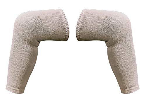 Image of Knee Warmers, Woolen Knee Cap Leg Warmer | Unisex Elastic Support Leg Knee Warm & Winter Protector Knee Cap /Knee Jacket - Fully Stretchable (Skin Color)