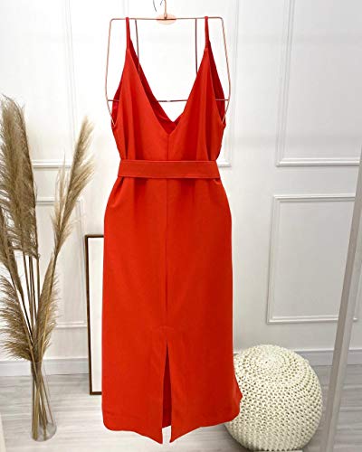 Vestido Midi Lauren Coral