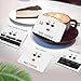 BSADKJFQO 8 Pcs Card Skin, Credit Card Skin for Transportation Key, Waterproof Vanly Debit Card Skin, Cute Personalizing Card Sticker, Slim Card Cover for Small Chips Mrs and Mr Coffee