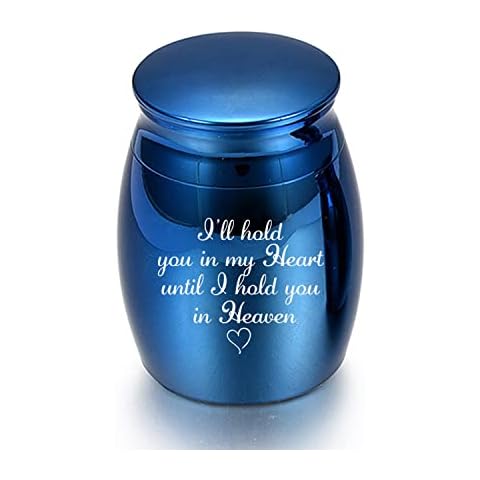 Small Urns Mini Cremation Human Ashes Holder Stainless Steel Memorial Keepsake Ash Funeral Urn for Pet Small Ashes Urns for dog pet Cover