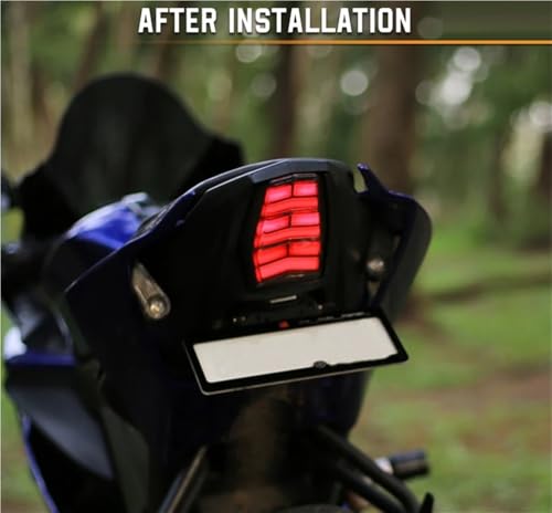 Luz trasera para YZF-R15 V3 V4 con intermitentes integrados 4