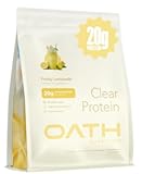 Clear Whey Isolate Protein Powder&comma; Frosty Lemonade&comma; 20g Complete Protein per Serving&comma; No Added Sugar&comma; Grass-Fed&comma; 21 Servings