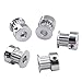 Qunqi 5packs Aluminum GT2 Timing Belt Pulley 16 Teeth Bore 5mm Width 6mm and Wrench for RepRap 3D Printer Prusa i3 + Allen Key
