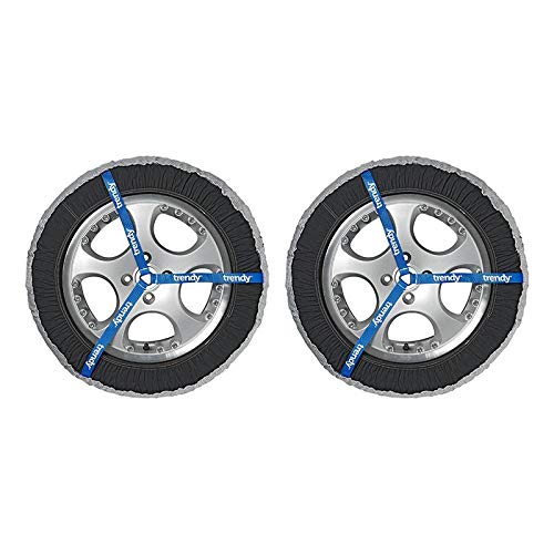 Chaine à Neige TRENDY Taille 48-L En Toile - Pour Voiture, Camionnette, SUV - Facile à Installer, Anti-dérapant Hiver Neige