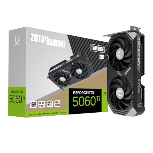 Amazon | ZOTAC GAMING GeForce RTX 5060 Ti 16GB Twin Edge OC
