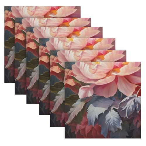 Servilleta de Tela Mariposa Multicolor Pack x6 20x20 pulg miniatura 2