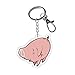 Produktbild ALTcompluser Anime The Seven Deadly Sins Karabiner Schlüsselanhänger Doppelseitig Schlüsselbund Schlüsselring Acryl Anhänger, Dekoration für Tasche/ Rucksack / Mäppchen( Hawk)