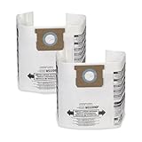 WORKSHOP Wet/Dry Vacs Filter Bags WS32090F Fine Dust Collection Shop Vacuum Bag (2 Dust Bags), Bag Filter Contains Debris for WORKSHOP 5-Gallon to 9-Gallon Wet Dry Shop Vacuum Cleaners