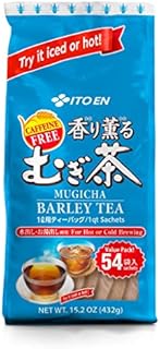 Ito En Mugicha Roasted Barley Tea, 54 Count Tea Bags, Caffeine Free