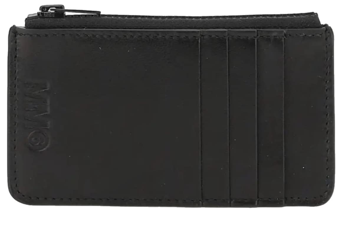 Maison Margiela Men's Card Case, Black/Black, One size