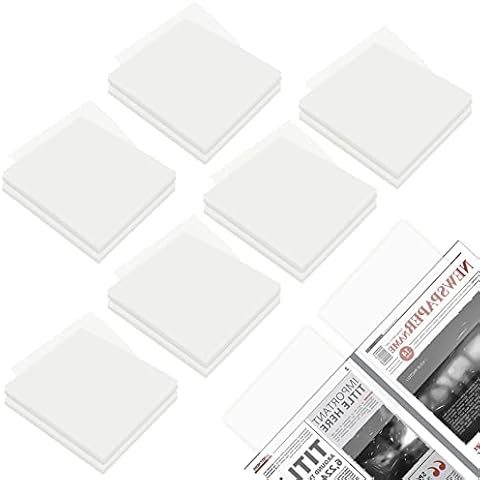 600 Sheets Transparent Sticky Notes 12 Pads Clear Sticky Notes Translucent Sticky Notes Transparent Sticky Notes Waterproof Self-Stick Memo Message Reminder for Office School (3 x 3 Inches) Cover