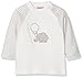 Schnizler Langarmshirt Elefant geringelt, Oeko-Tex Standard 100, sudadera Bebé niños, Beige (Natur), 56