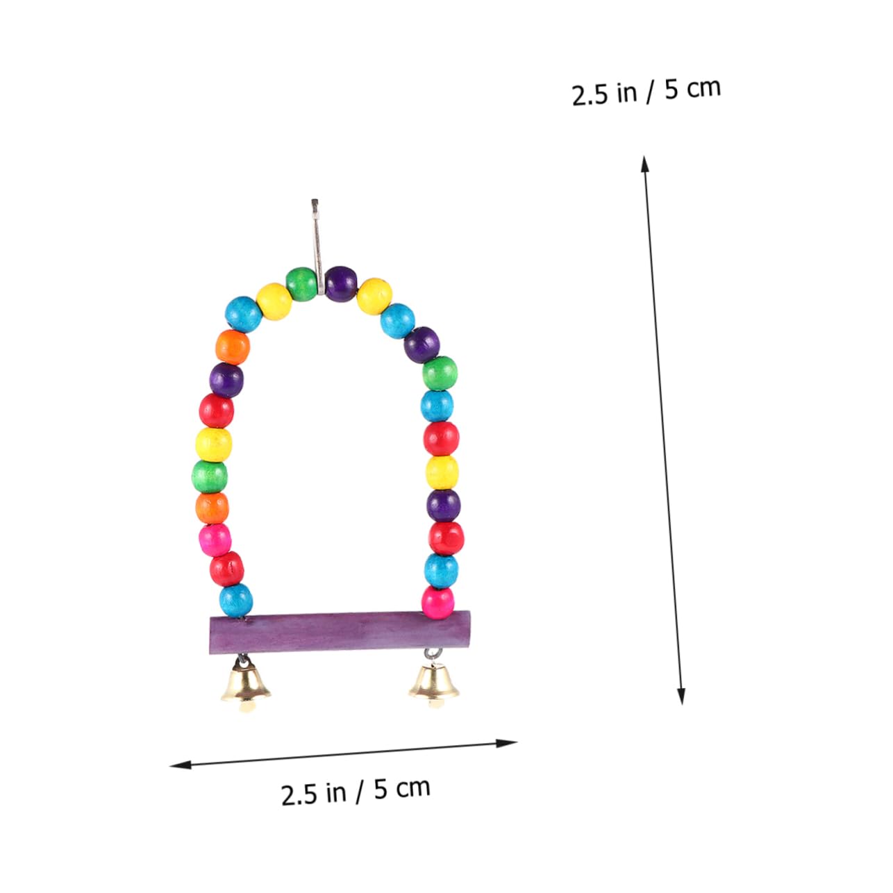 HOLIDYOYO 7Pcs Bird Chewing Set for Parakeets Swing Hammock Accessories for Birds Safe Rope for Climbing and Chewing Fun