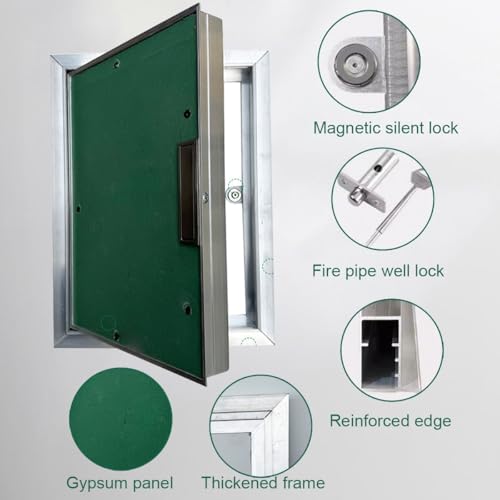 Panel de acceso de pared para solucionar el registro oculto de fontanería sin romper yeso 3
